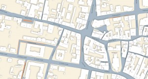 Ein Plan des Hans Gaser Platz Viertels